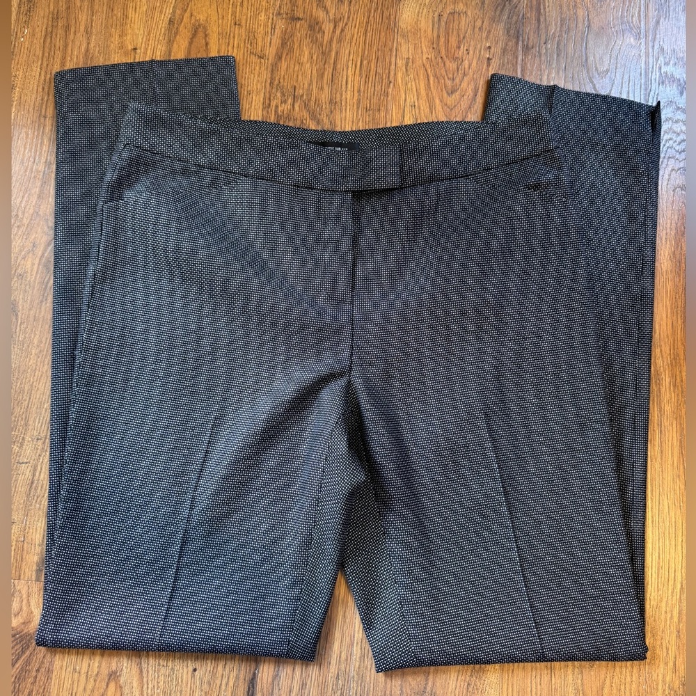 Lafayette 148 New York Black Textured Pants, Size 4 - Picture 6 of 8